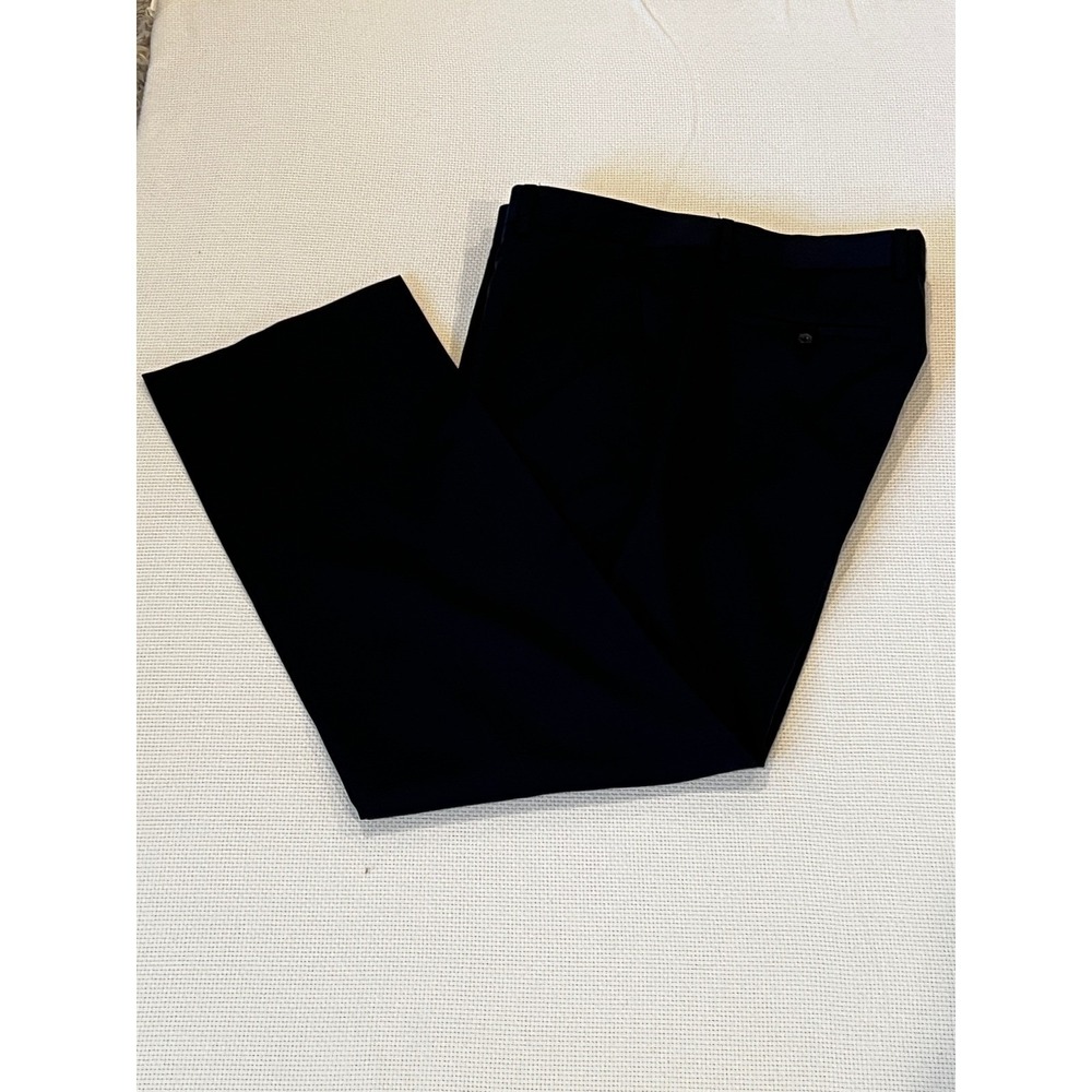 Banana Republic Tailored Fit Mens‎ Dark Charcoal Wool Blend Dress Pants 35x30